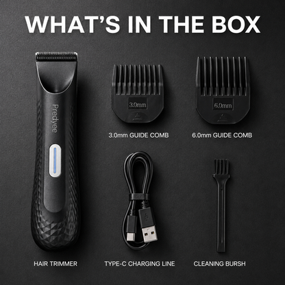 Men's Body Groomer — Waterproof Trimmer with Replaceable Ceramic Blade
